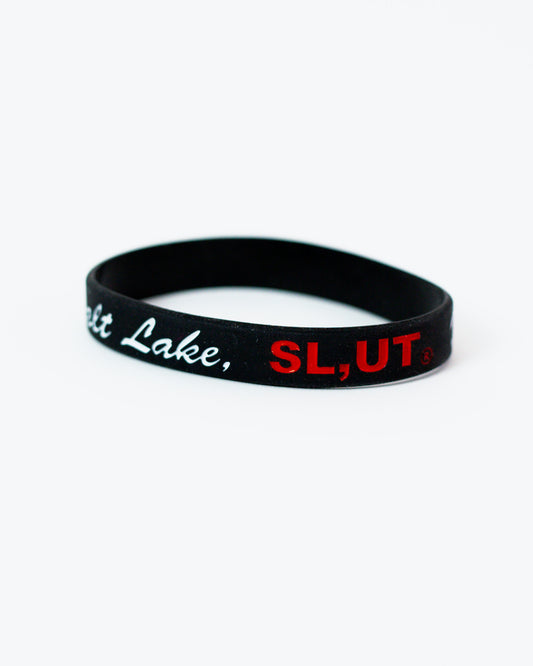 Black/Red Wrist Band